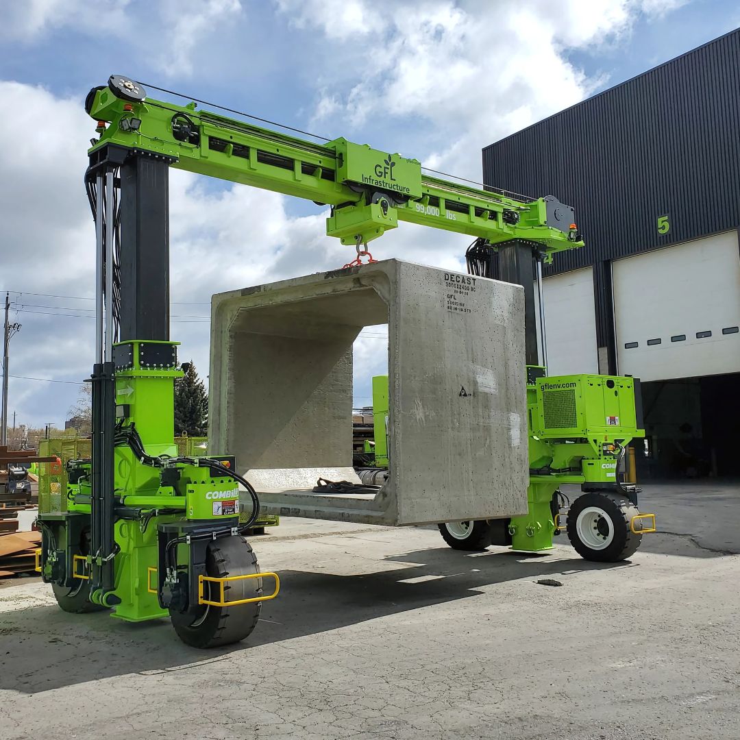 Straddle Carrier - Precast Concrete Industry - Combi-SC