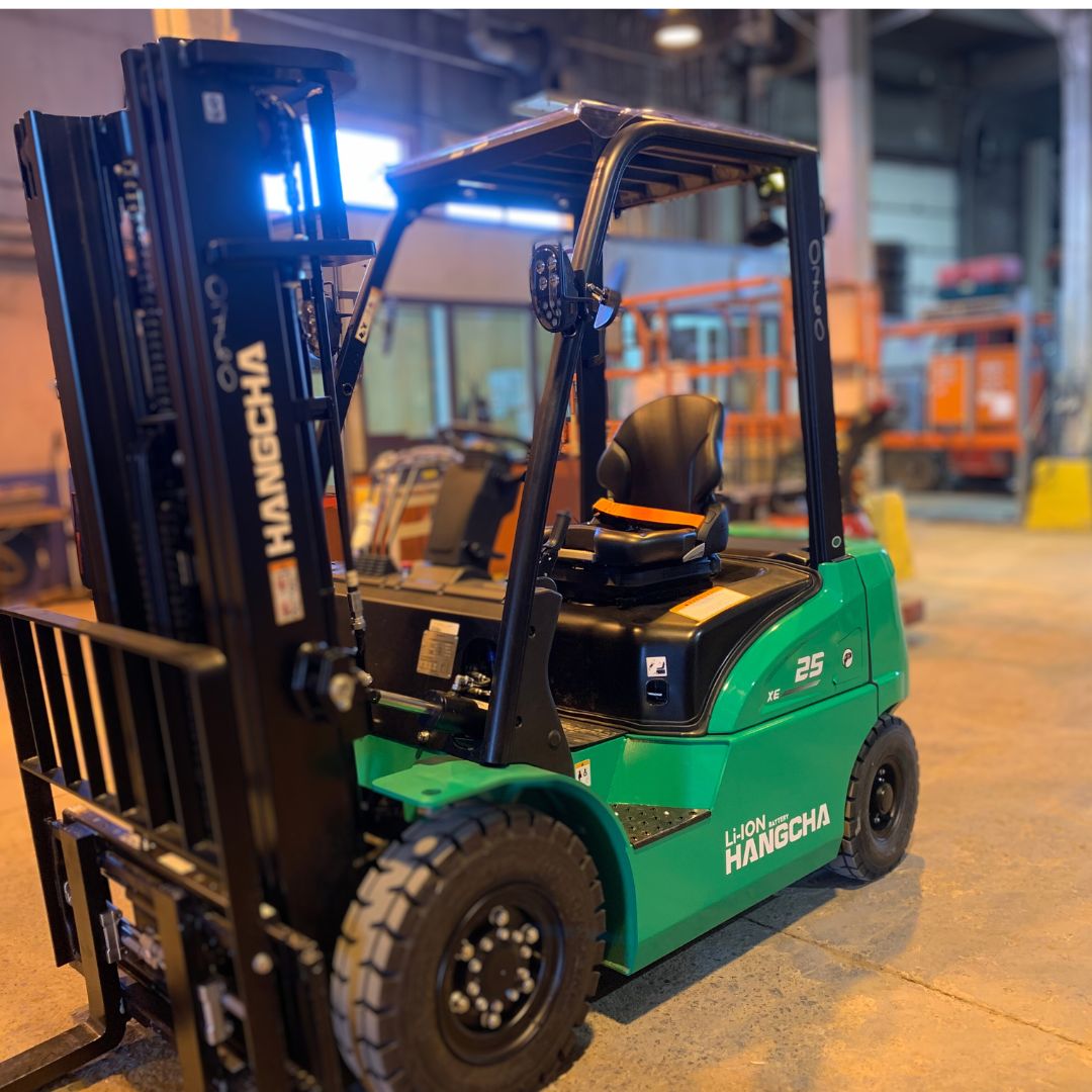 Electric 4-Wheel Sit-Down Forklift with Pneumatic Tire - 5000 lb - CPD25