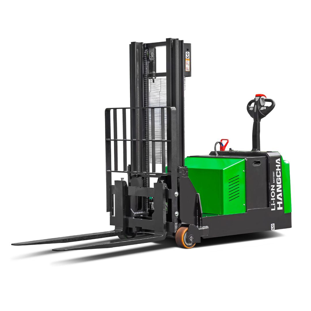 Lithium-Ion Industrial Electric Counterbalance Stacker – 2000-4000 lb – A Series.