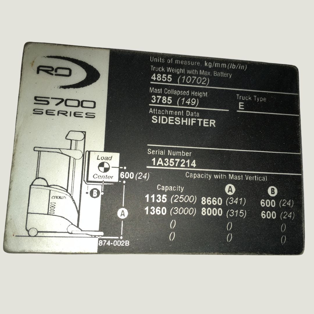 Crown 3000lbs Forklift - RD5725-30 (4)