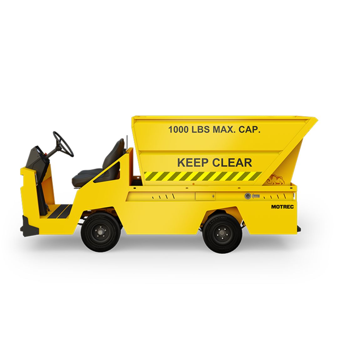 Véhicule sur mesure - transporteur de déchets zéro émission à haute capacité - MX 480.