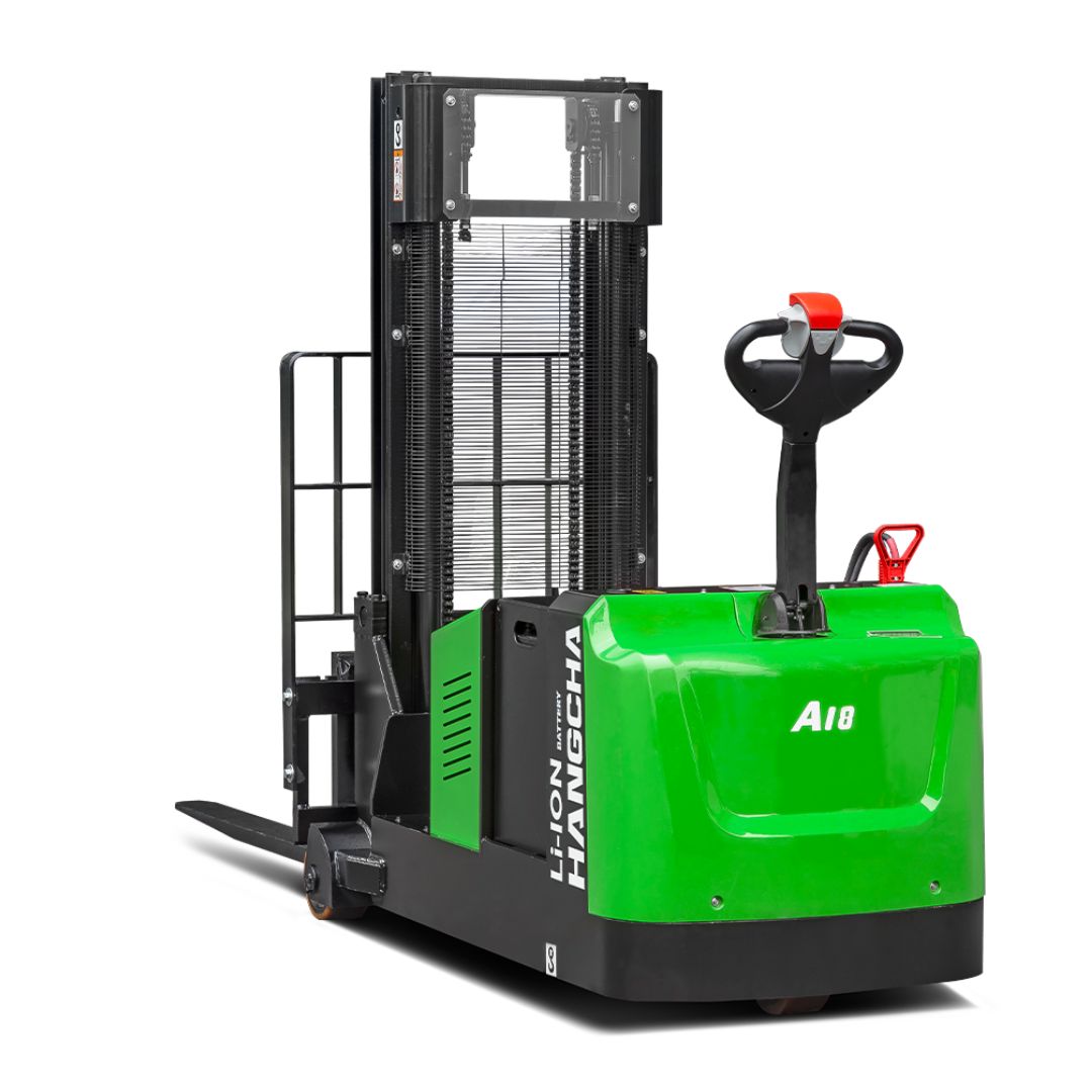Lithium-Ion Industrial Electric Counterbalance Stacker – 2000-4000 lb – A Series.