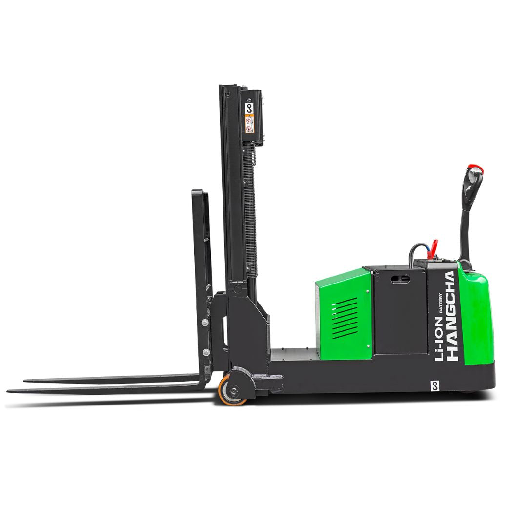 Lithium-Ion Industrial Electric Counterbalance Stacker – 2000-4000 lb – A Series.