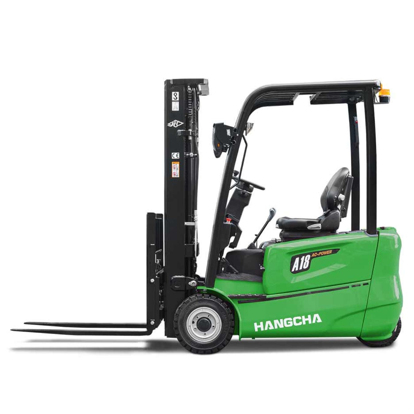 Chariot élévateur Lithium à 3 roues – 3200-4000 lb – Série A.