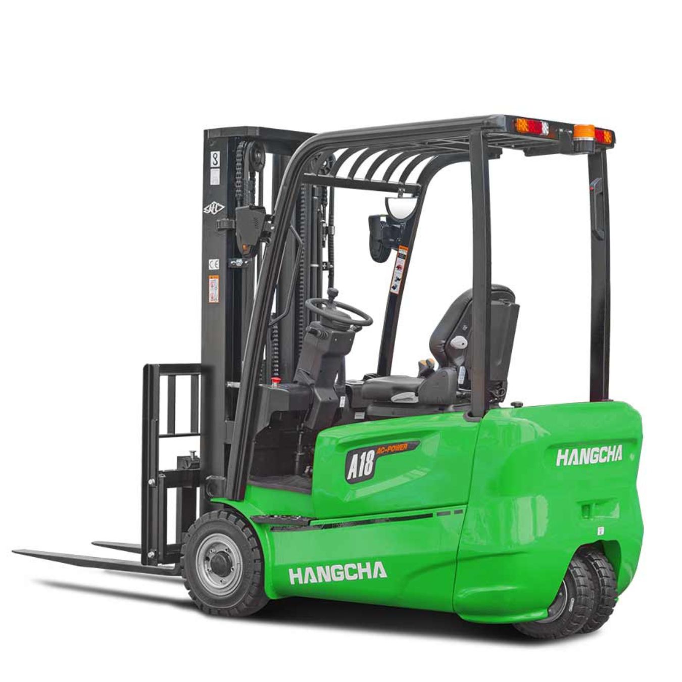 Chariot élévateur Lithium à 3 roues – 3200-4000 lb – Série A.