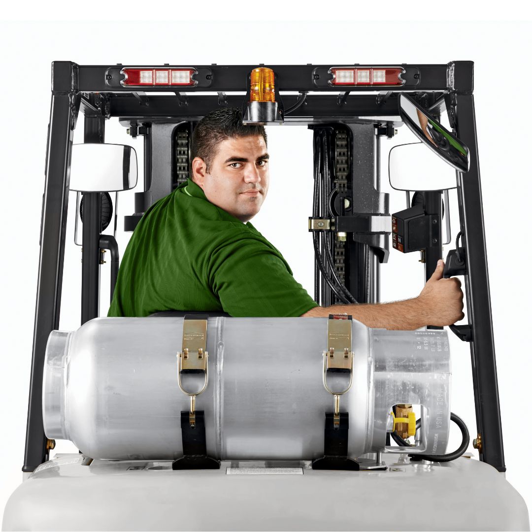 Chariot élévateur à fourche à combustion interne avec pneus à coussin d'air - 10000 - 15000 lb - Série  CF100-CF155