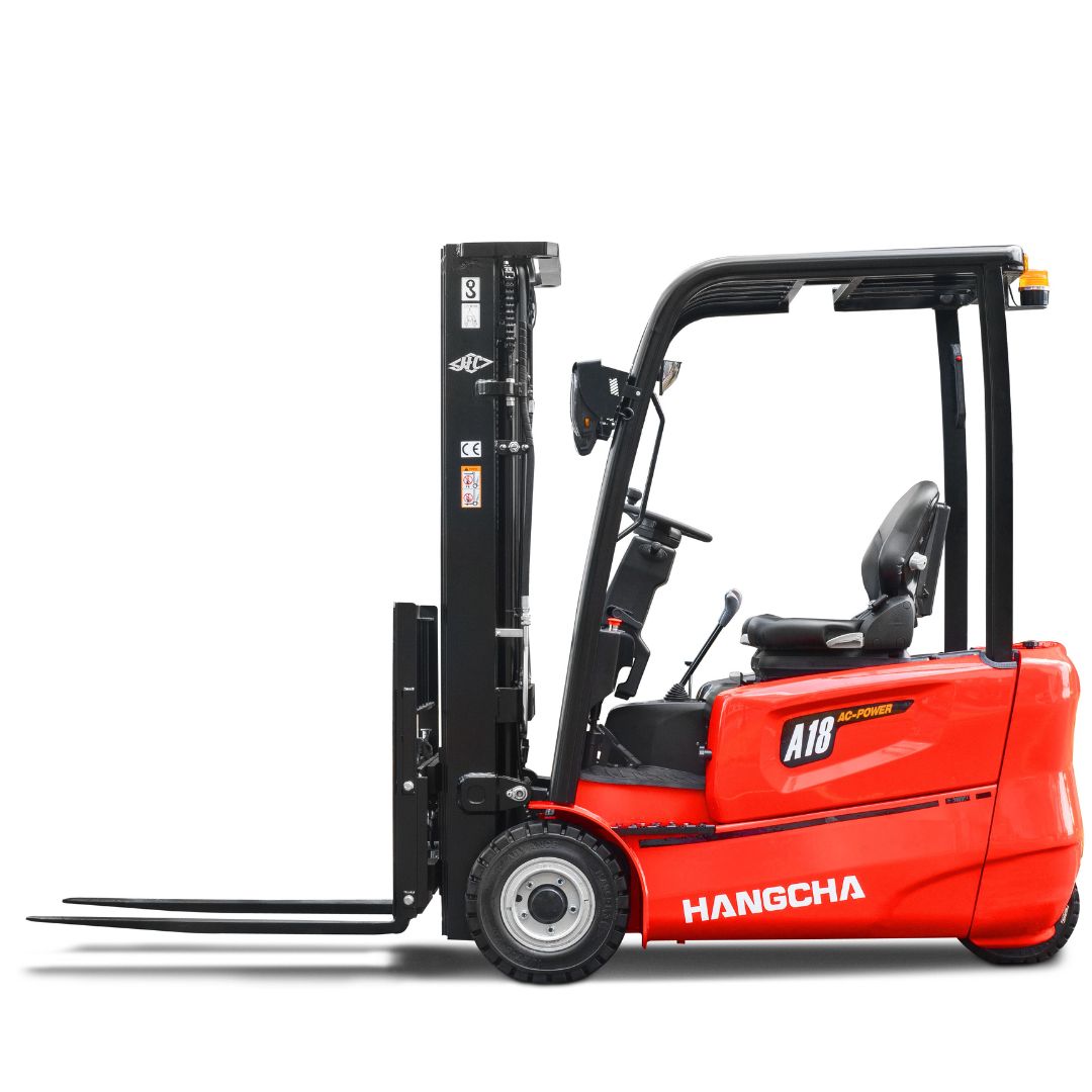 Chariot élévateur électrique à 3 roues à batterie au plomb – 3000-4000 lb – Série A.