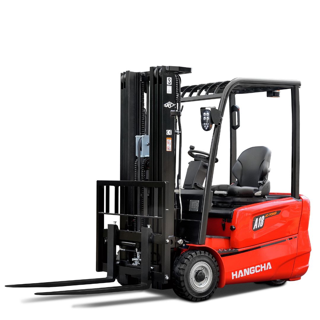 Chariot élévateur électrique à 3 roues à batterie au plomb – 3000-4000 lb – Série A.