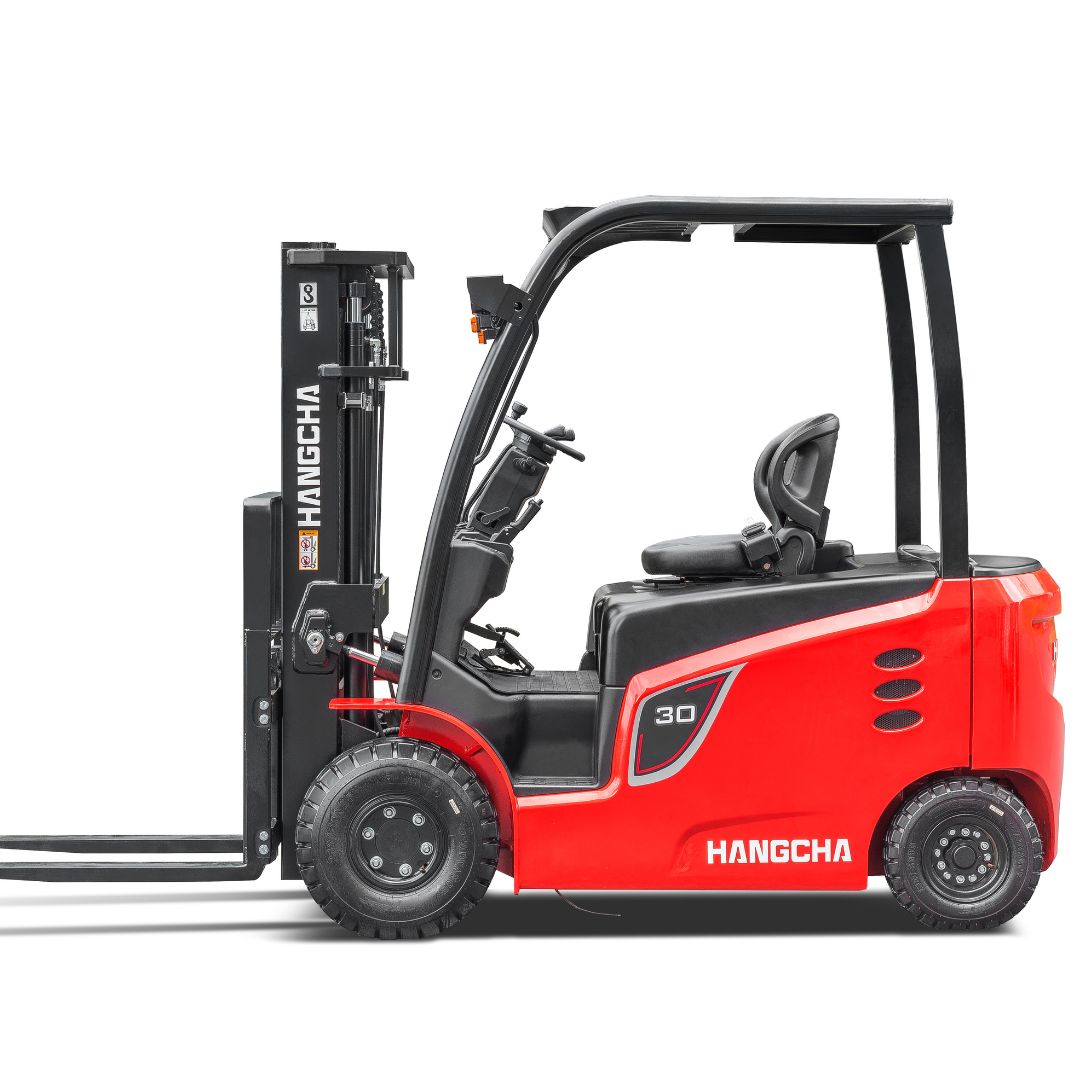 Chariot élévateur électrique à 4 roues pneumatique – 4000-7000 lb – Série X.