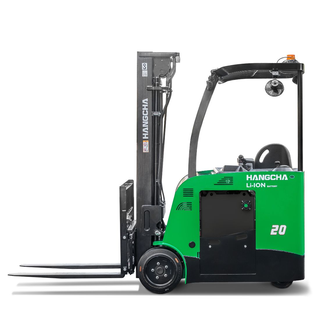 Chariot élévateur électrique à contrepoids à 3 roues Lithium – 3000-5000 lb – Série A.