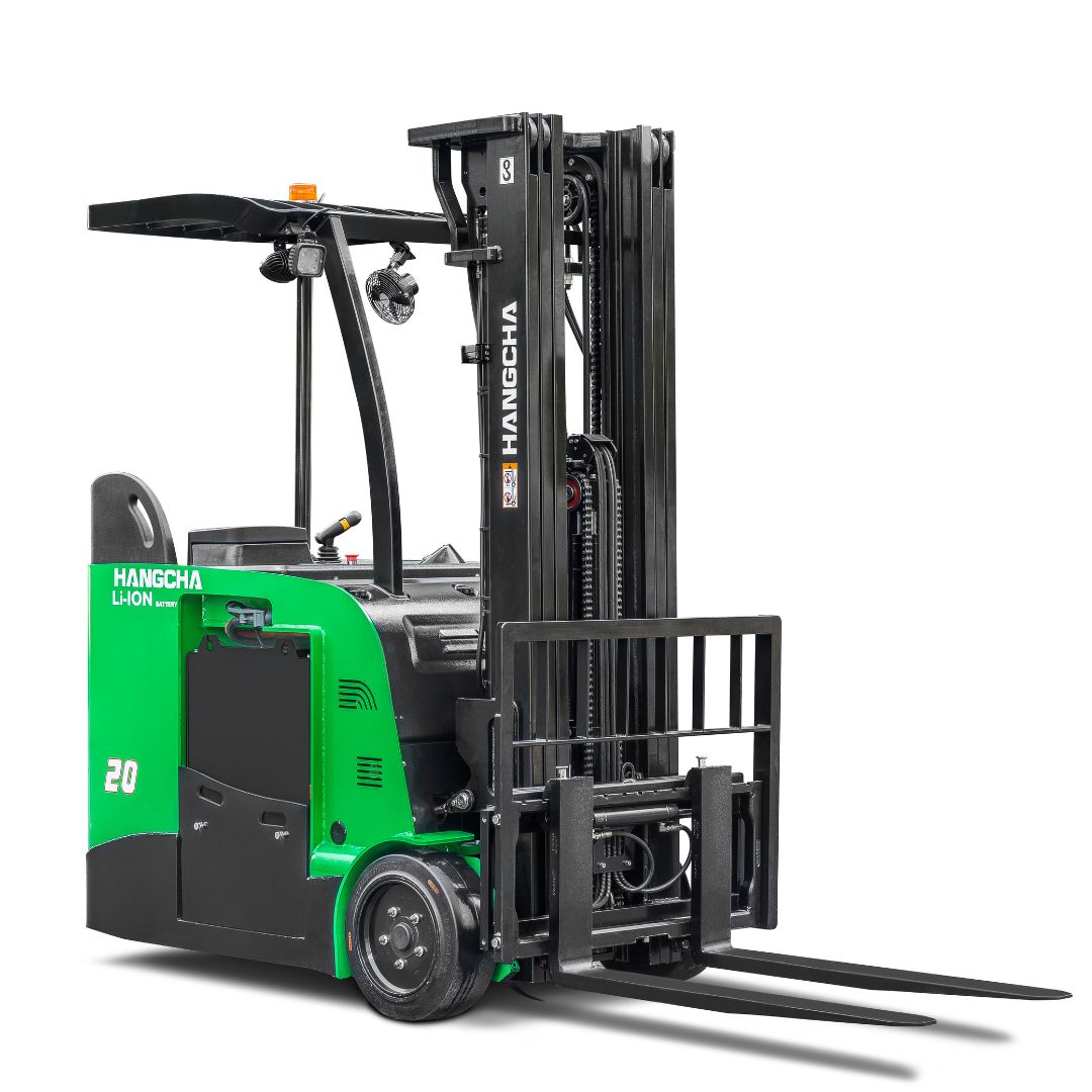 Chariot élévateur électrique à contrepoids à 3 roues Lithium – 3000-5000 lb – Série A.