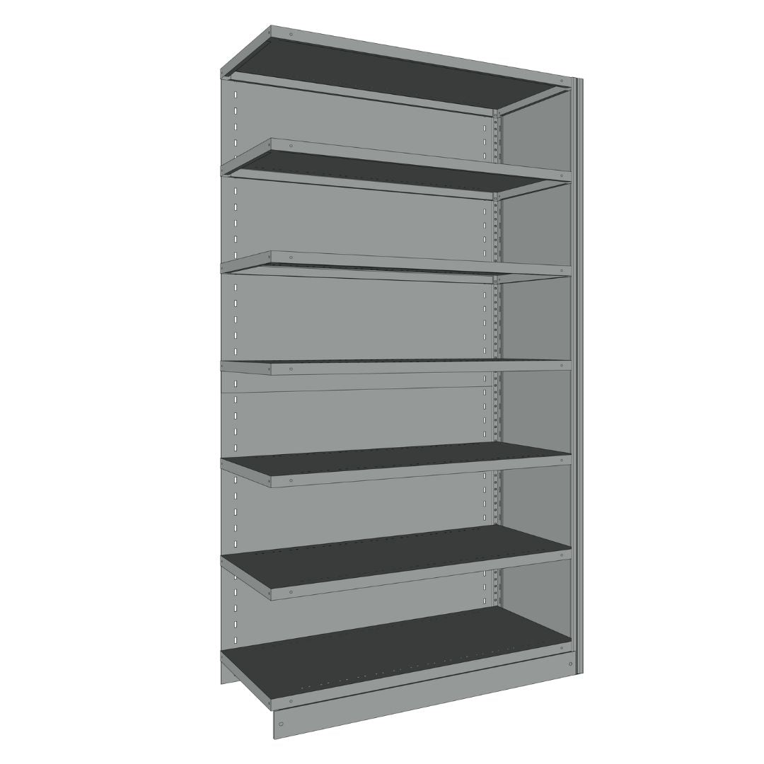 Étagères En Acier Sans Boulons Interlok - 36x24 - 76 h