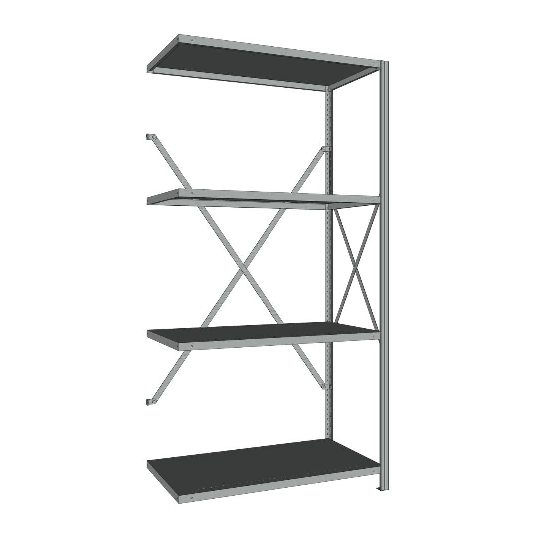 Interlok Boltless Steel Shelves - 36x24 - 76 h