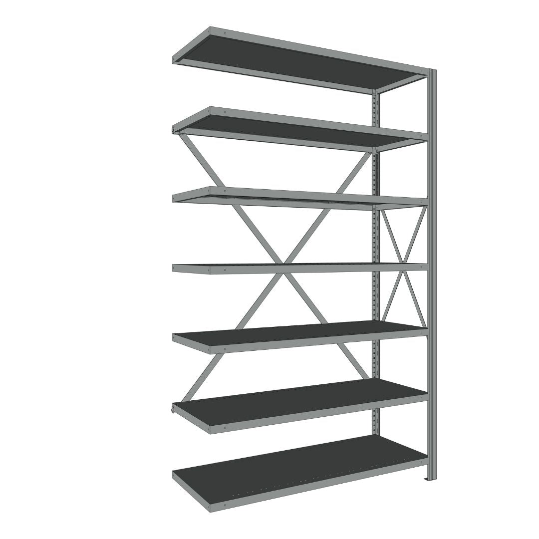 Étagères En Acier Sans Boulons Interlok - 36x24 - 76 h