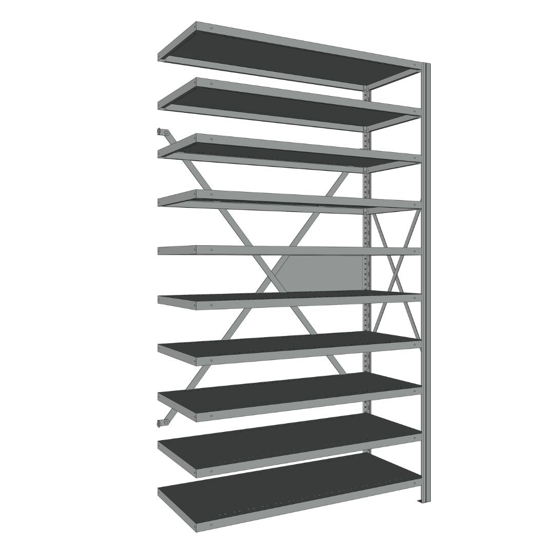 Étagères En Acier Sans Boulons Interlok - 36x24 - 76 h