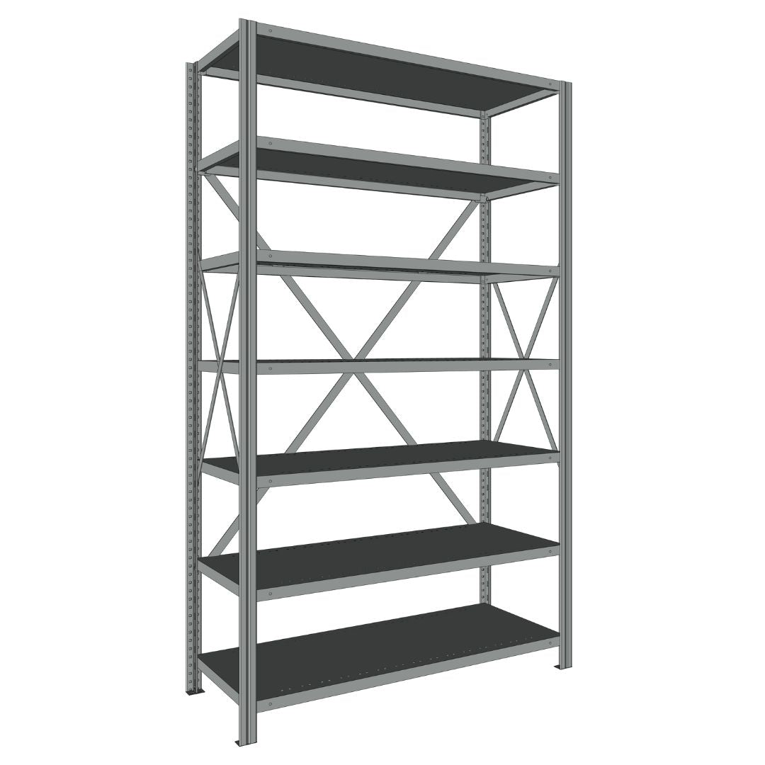 Étagères En Acier Sans Boulons Interlok - 36x24 - 76 h