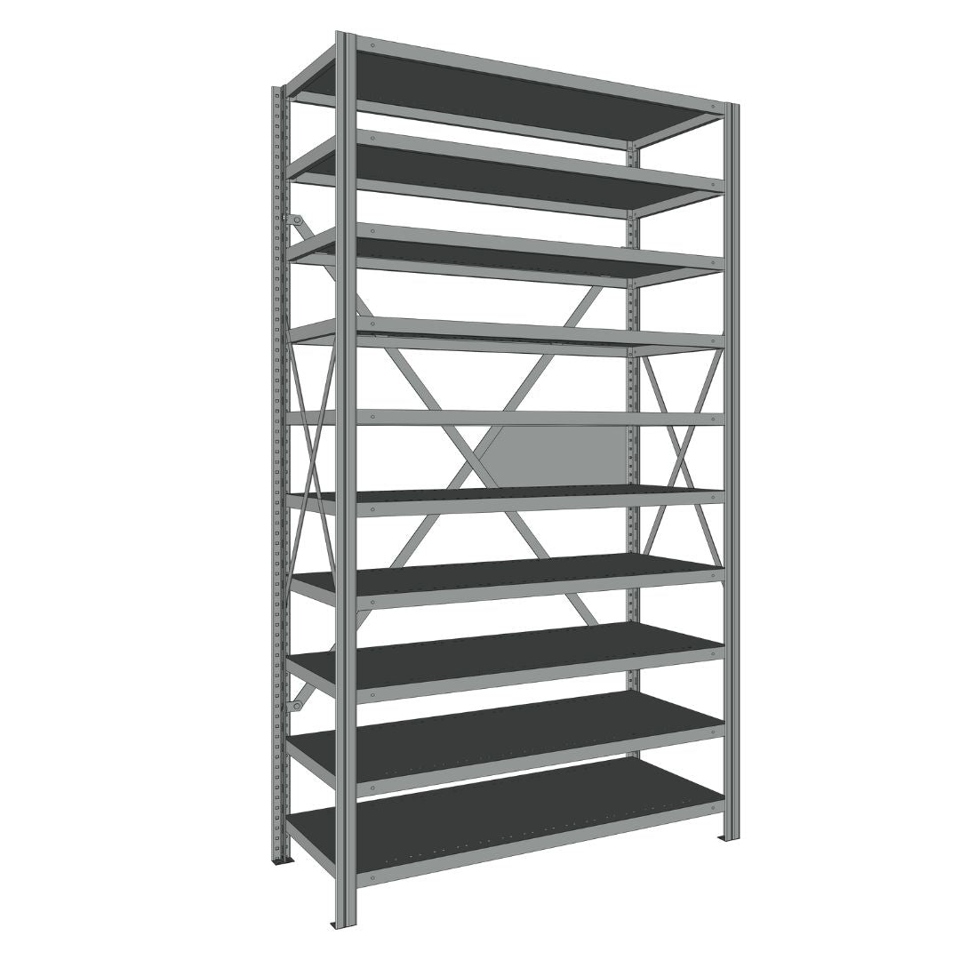 Étagères En Acier Sans Boulons Interlok - 36x24 - 76 h