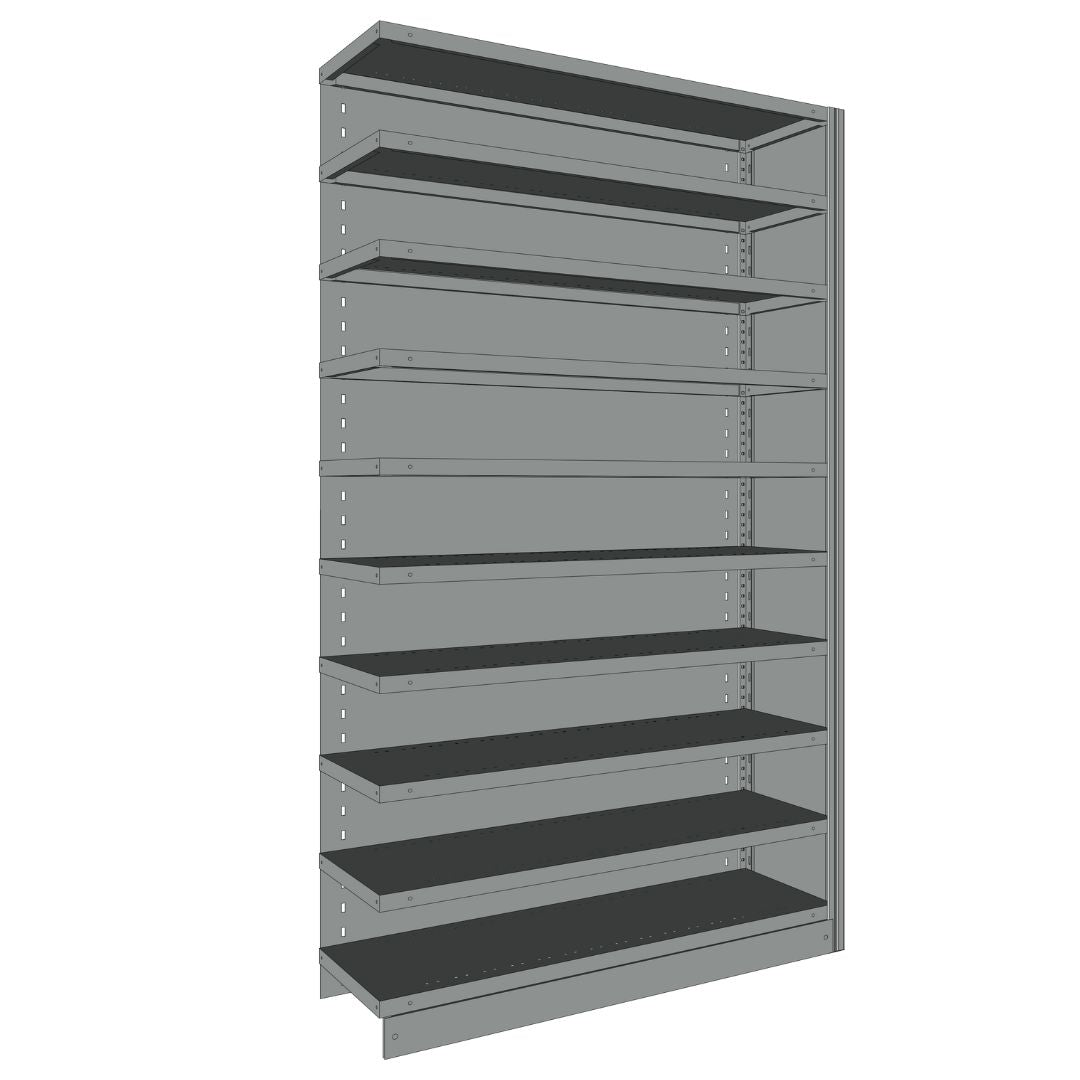 Étagères En Acier Sans Boulons Interlok - 36x18 - 76 h