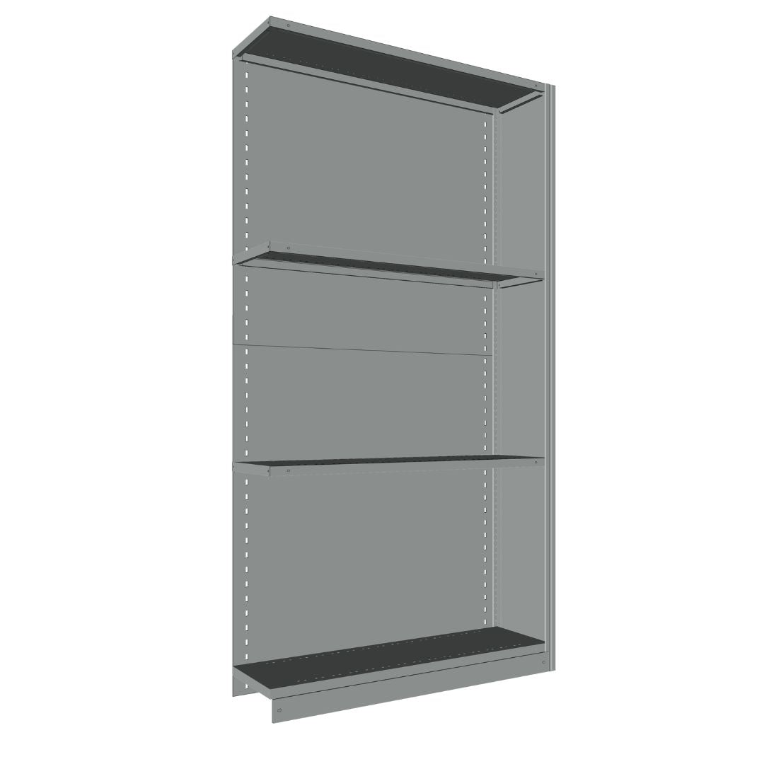 Étagères En Acier Sans Boulons Interlok - 36x18 - 88 h