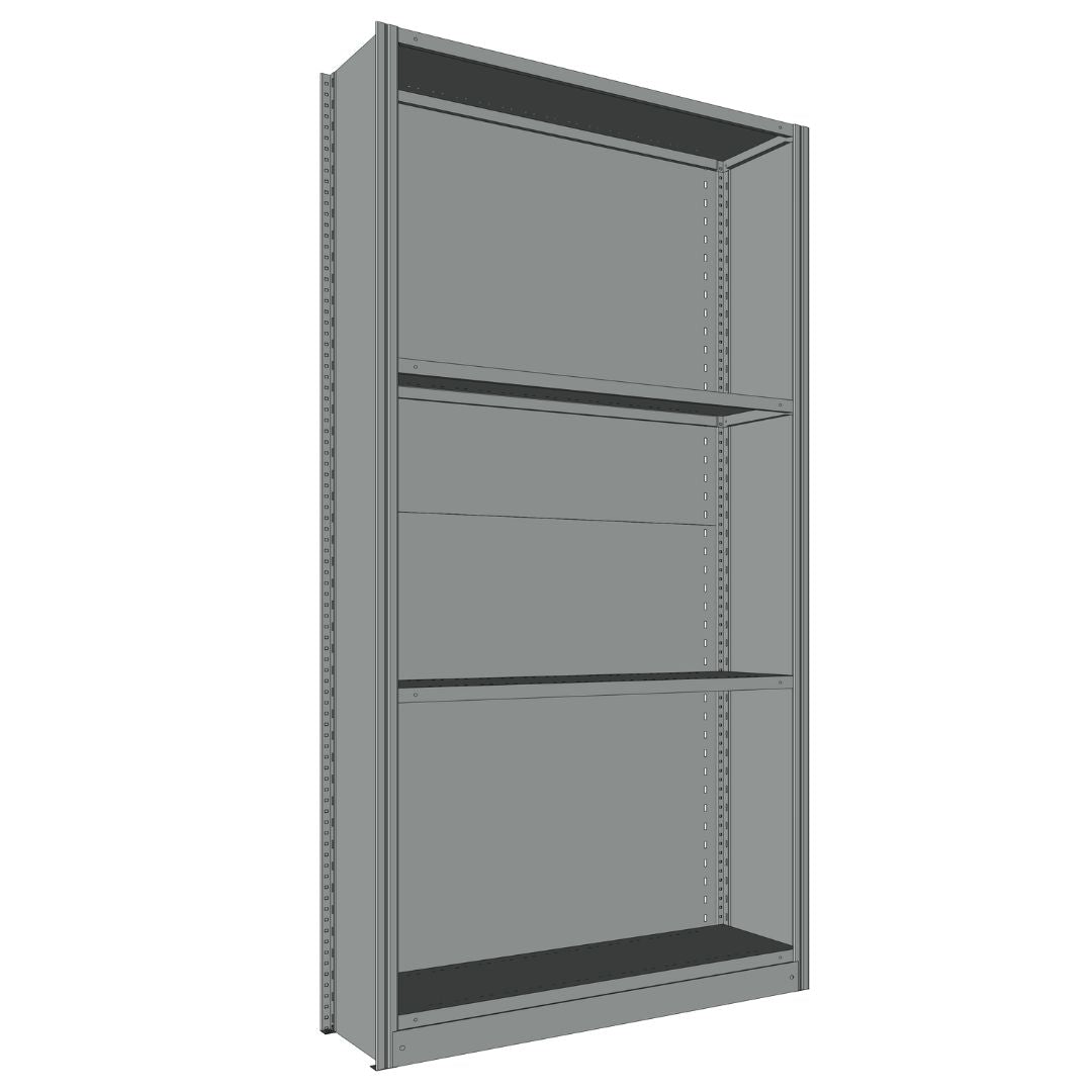 Étagères En Acier Sans Boulons Interlok - 36x18 - 88 h