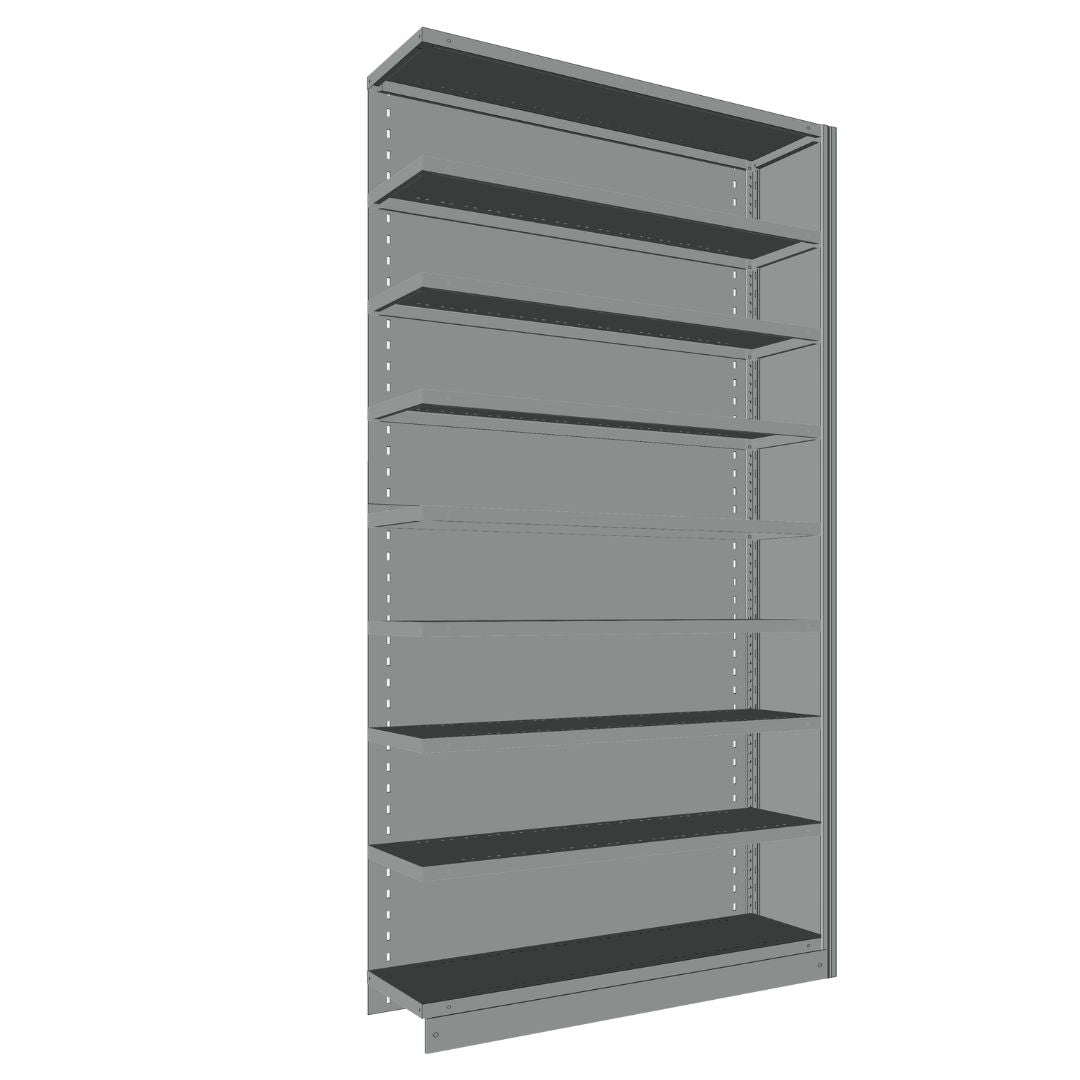 Étagères En Acier Sans Boulons Interlok - 36x18 - 88 h