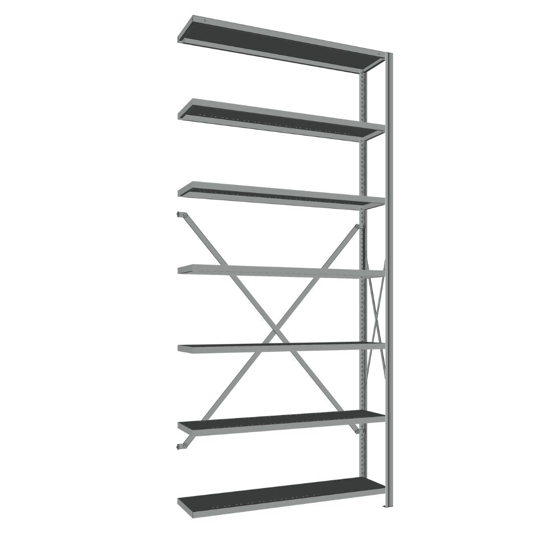 Interlok Boltless Steel Shelves - 36x18 - 100 h