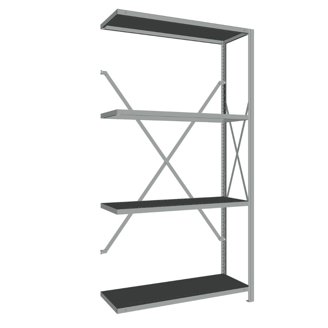 Étagères En Acier Sans Boulons Interlok - 36x18 - 76 h