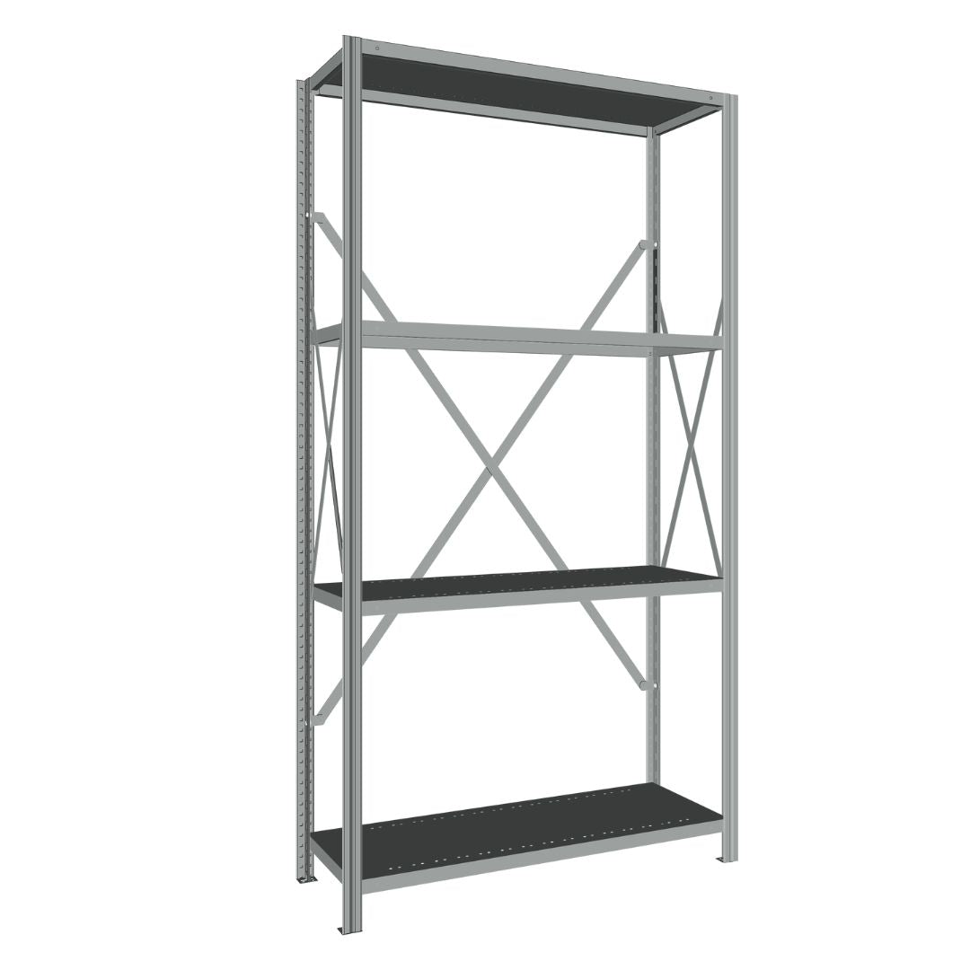 Étagères En Acier Sans Boulons Interlok - 36x18 - 76 h