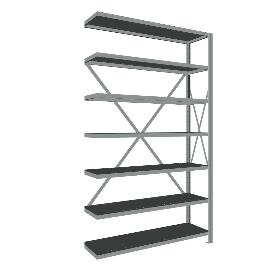 Étagères En Acier Sans Boulons Interlok - 36x18 - 76 h