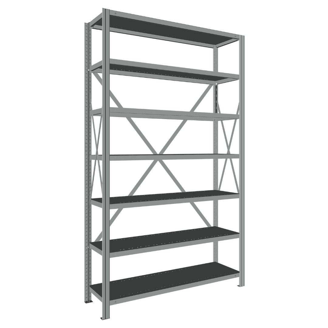 Étagères En Acier Sans Boulons Interlok - 36x18 - 76 h
