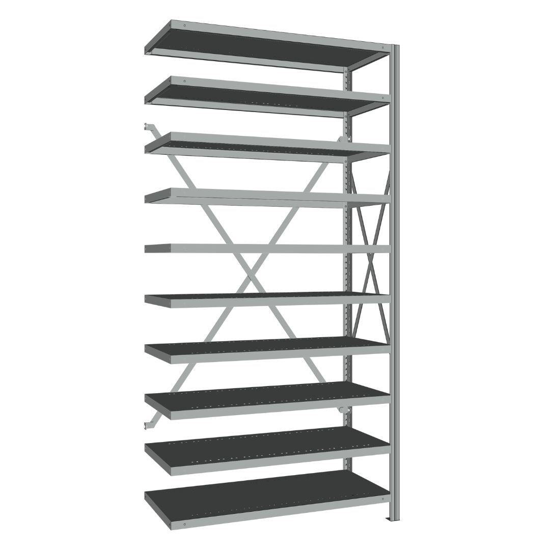 Étagères En Acier Sans Boulons Interlok - 36x18 - 76 h