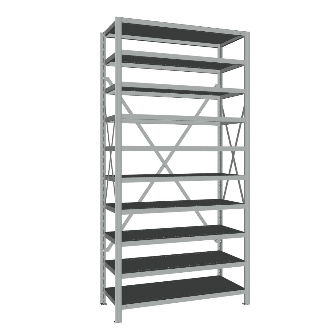 Étagères En Acier Sans Boulons Interlok - 36x18 - 76 h