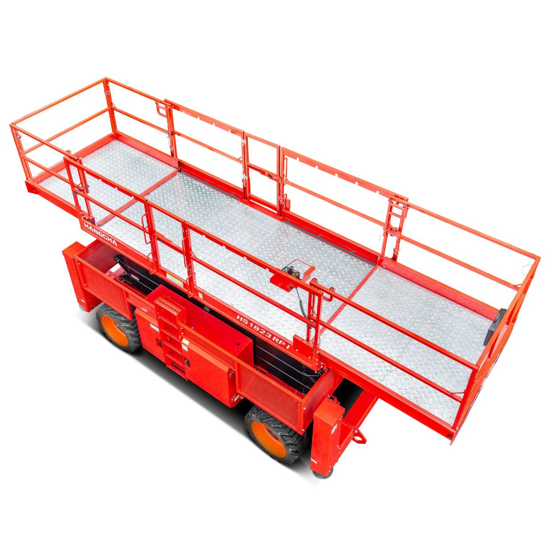 All-terrain scissor lift.