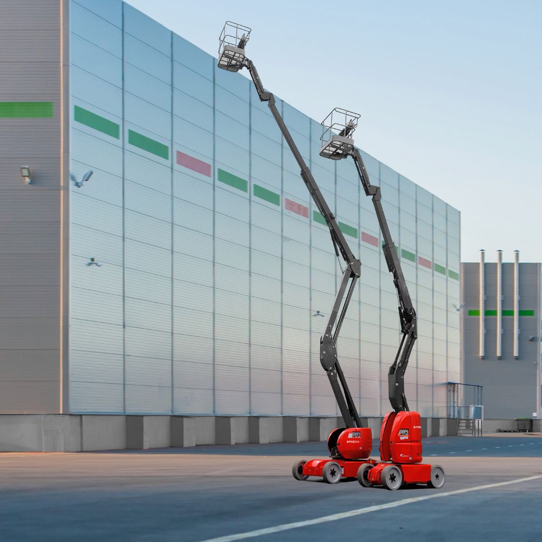 Articulated lifting platform.