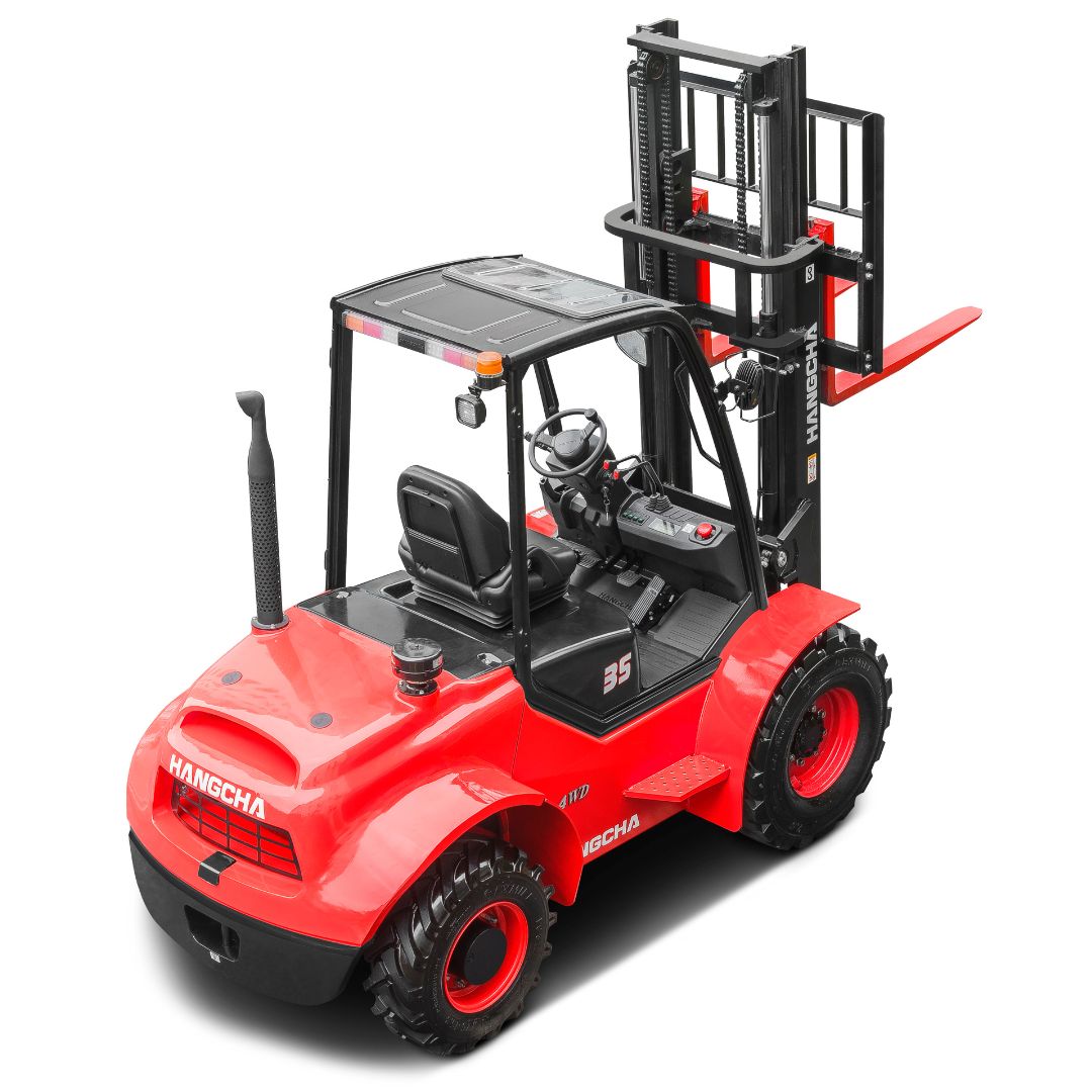 Chariot élévateur tout-terrain à quatre roues motrices - 5000-7000 lb