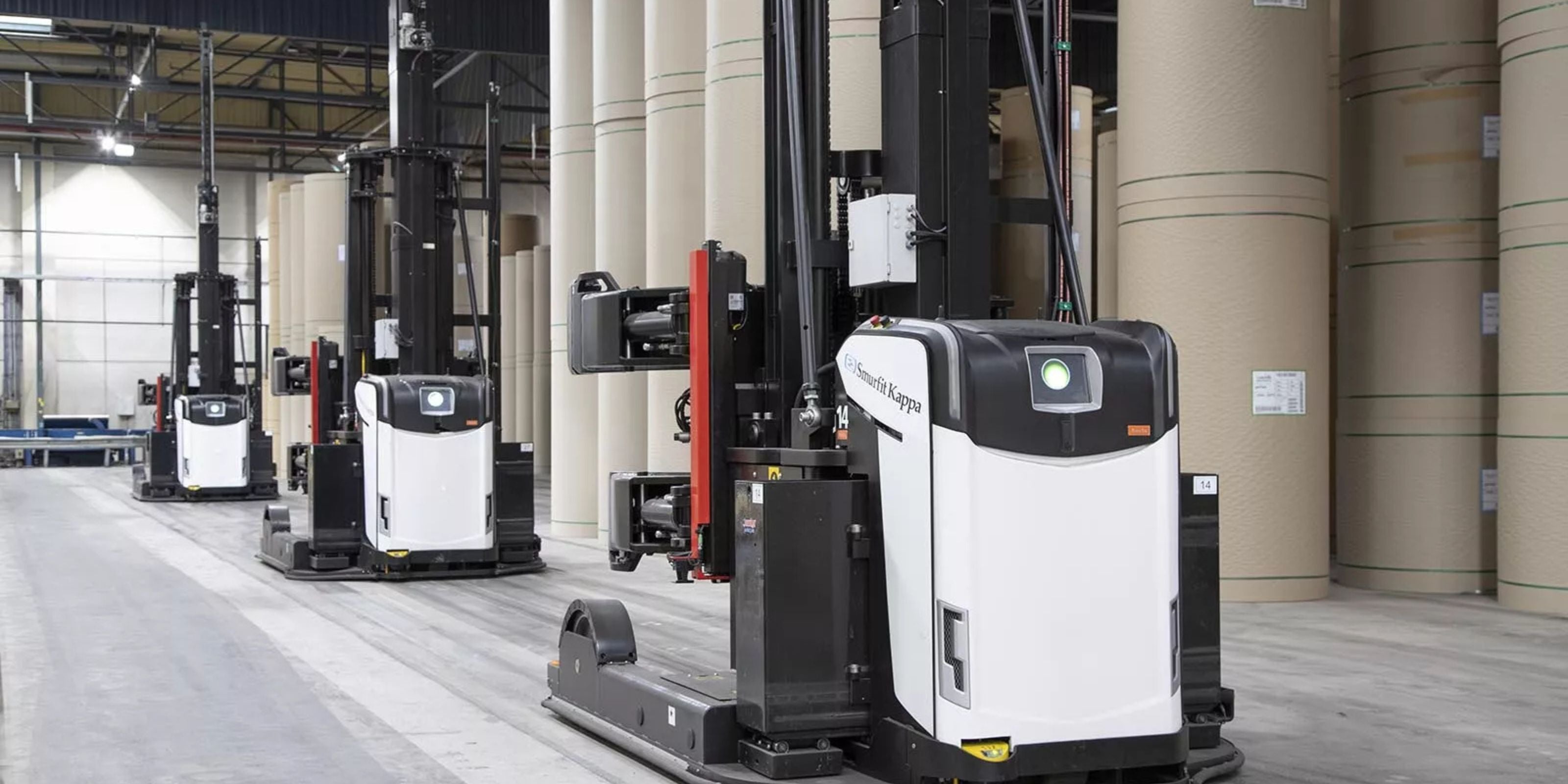 Rocla automated carts - Quebec Equipment.