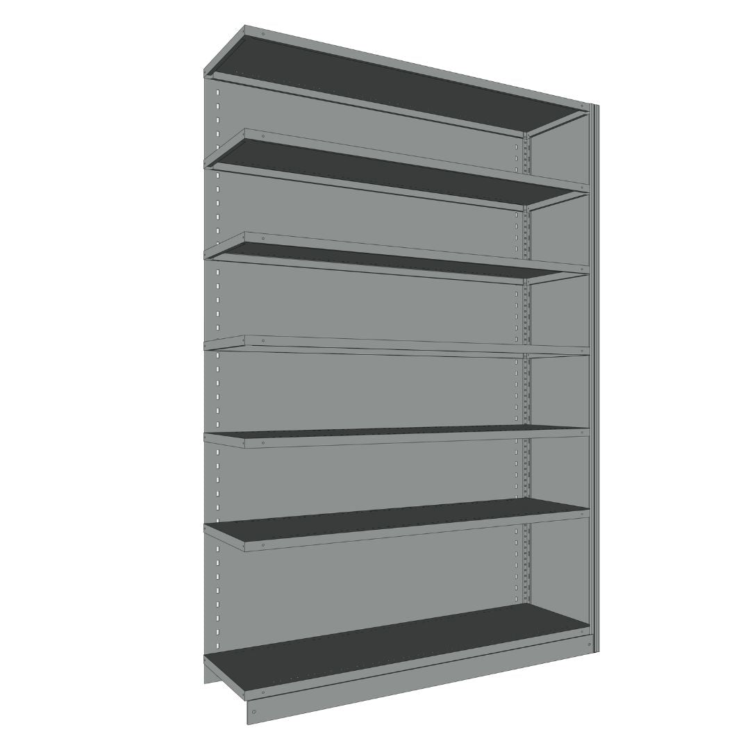 Étagères En Acier Sans Boulons Interlok - 48x24 - 88 h