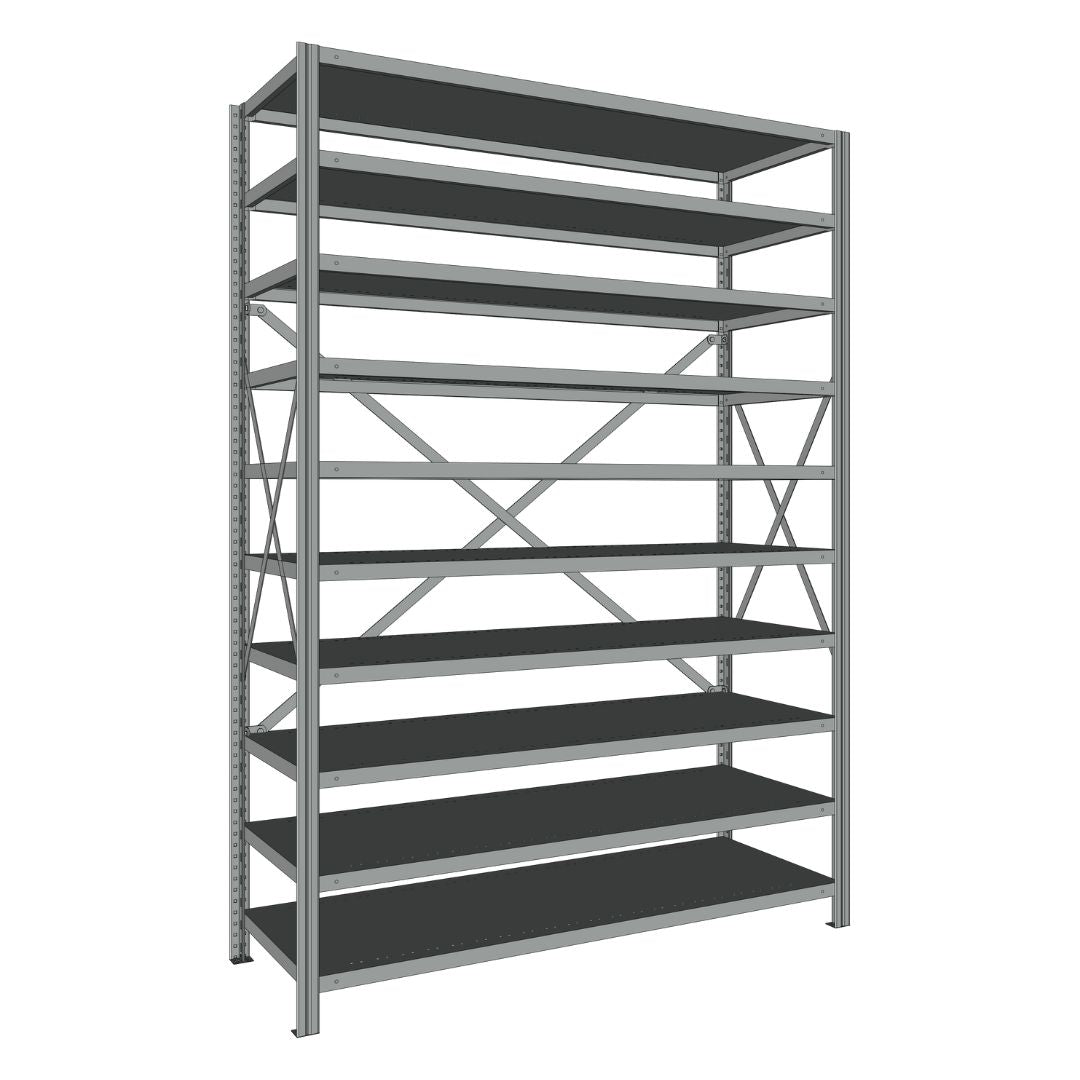 Étagères En Acier Sans Boulons Interlok - 48x24 - 76 h