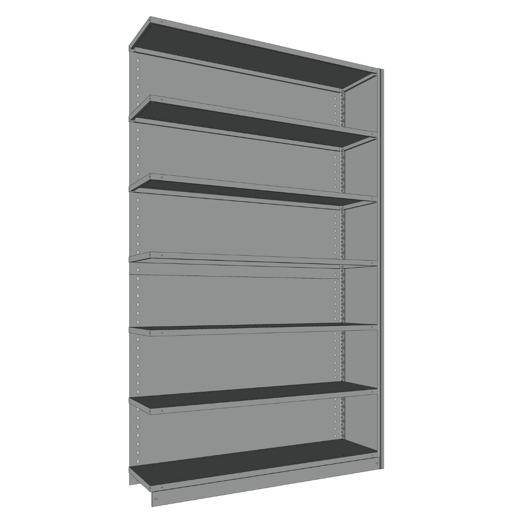 Étagères En Acier Sans Boulons Interlok - 48x24 - 100 h