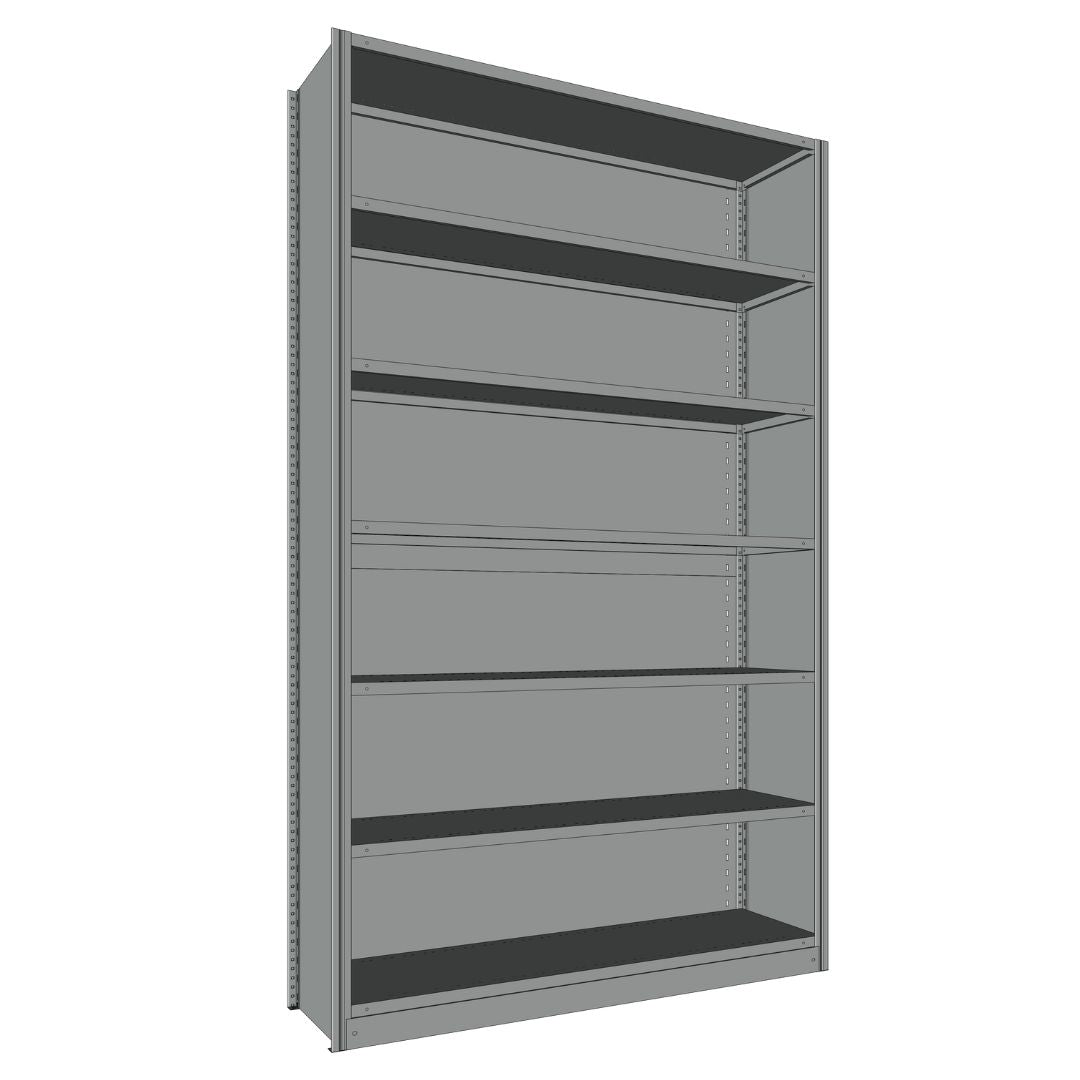 Étagères En Acier Sans Boulons Interlok - 48x24 - 100 h