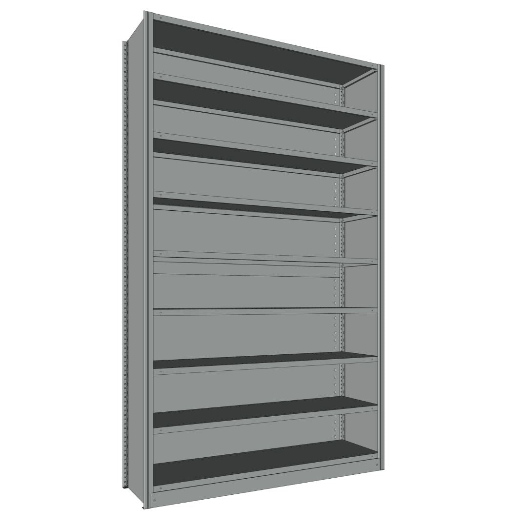 Étagères En Acier Sans Boulons Interlok - 48x24 - 100 h