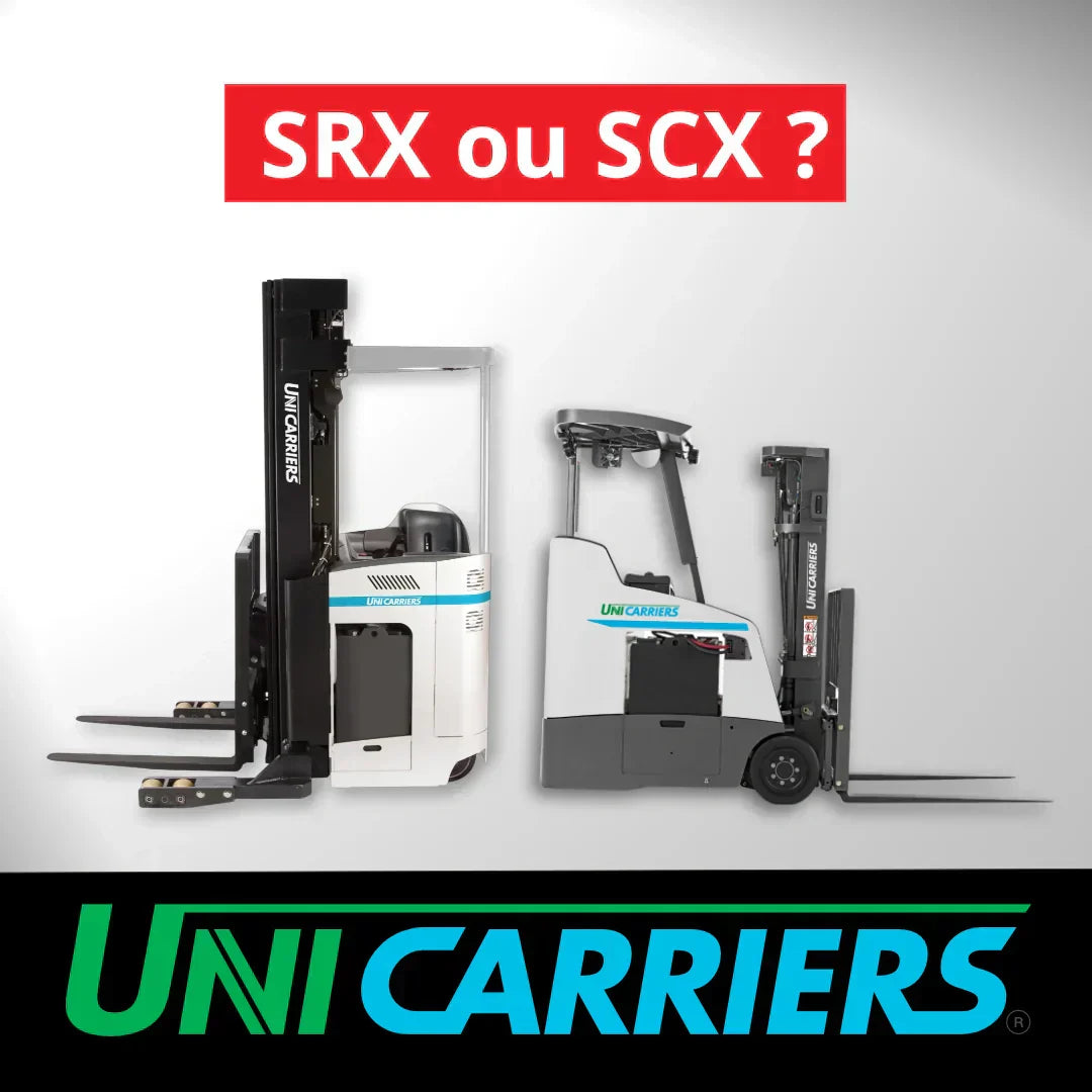 Comparatif technique – Chariots élévateurs électriques Unicarriers : séries SRX et SCX