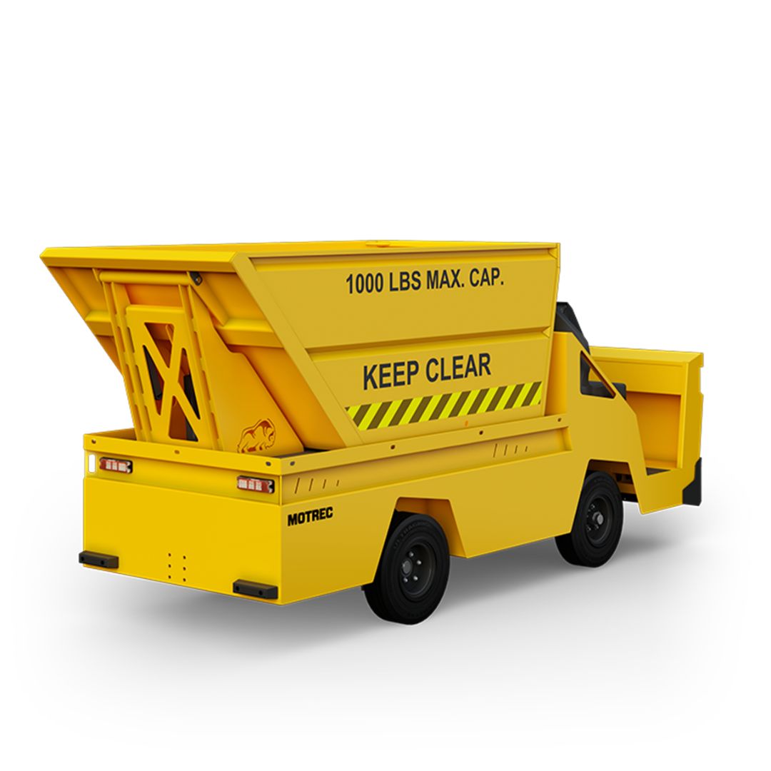 Véhicule sur mesure - transporteur de déchets zéro émission à haute capacité - MX 480.