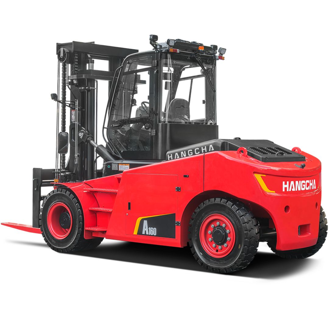 Chariot élévateur électrique à 4 roues pneumatique – 25000-35000 lb – Série A.