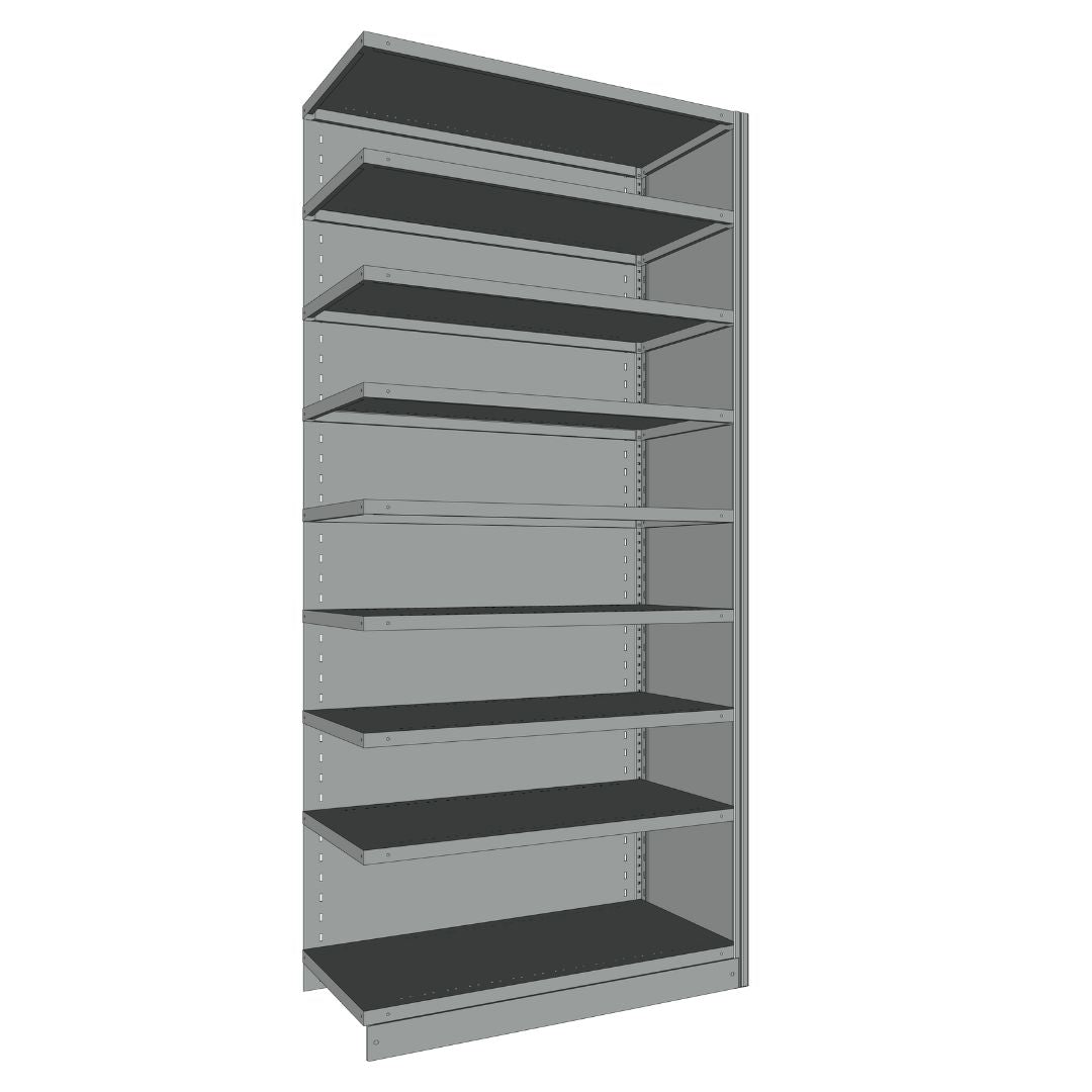 Étagères En Acier Sans Boulons Interlok - 36x24 - 88 h