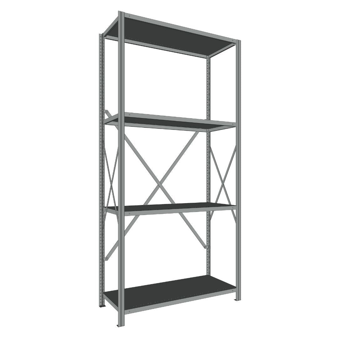 Étagères En Acier Sans Boulons Interlok - 36x24 - 88 h
