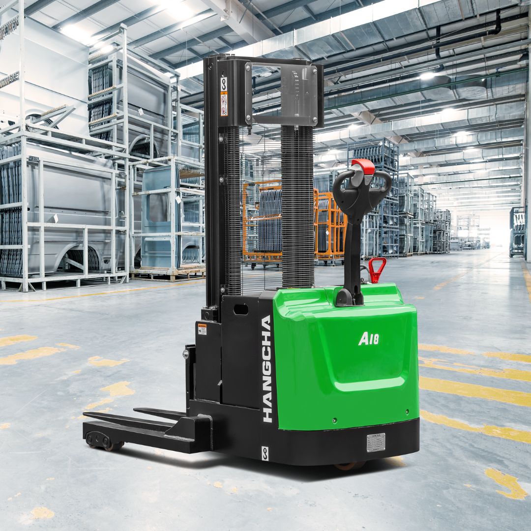Gerbeur électrique industriel à conducteur marchant au Lithium – 2500-4000 lb – Série A.