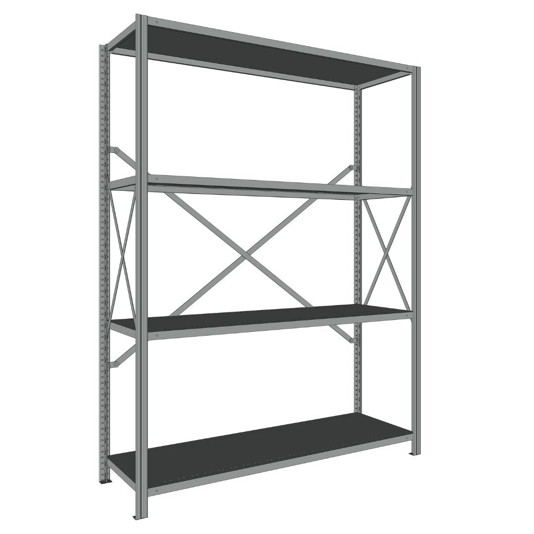Étagères En Acier Sans Boulons Interlok - 48x24 - 76 h